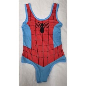 NWT Marvel Spiderman XS Superhero 1PC Swimsuit Bodysuit 130454